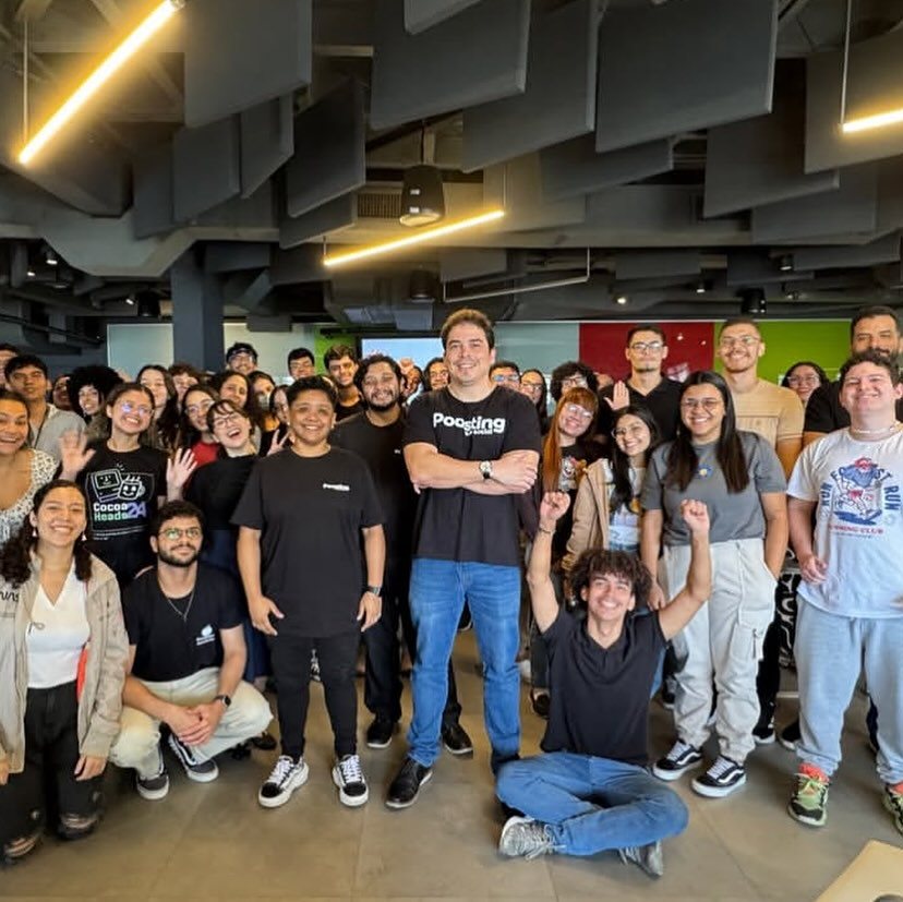 Encontro presencial da equipe da Poosting com a comunidade